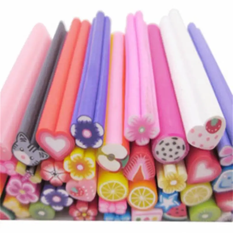 1 шт ногтей 3D фрукты фимо Артикул смешанные цвета Сделай Сам ногтевая