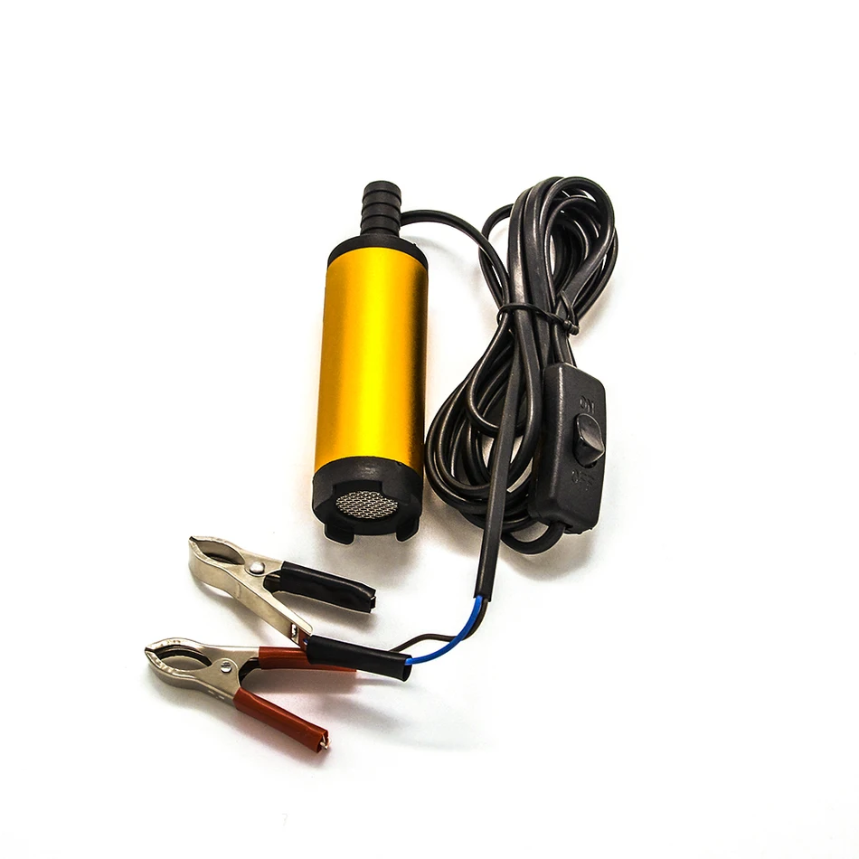 Электрический насос для перекачки топлива Mini 12 В/24 В дизельного из алюминиевого