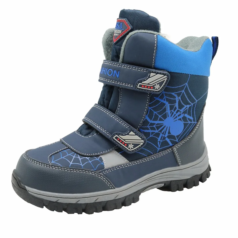 Дракоша середины икры банджи шнуровкой дети снегоступы непромокаемые сапоги