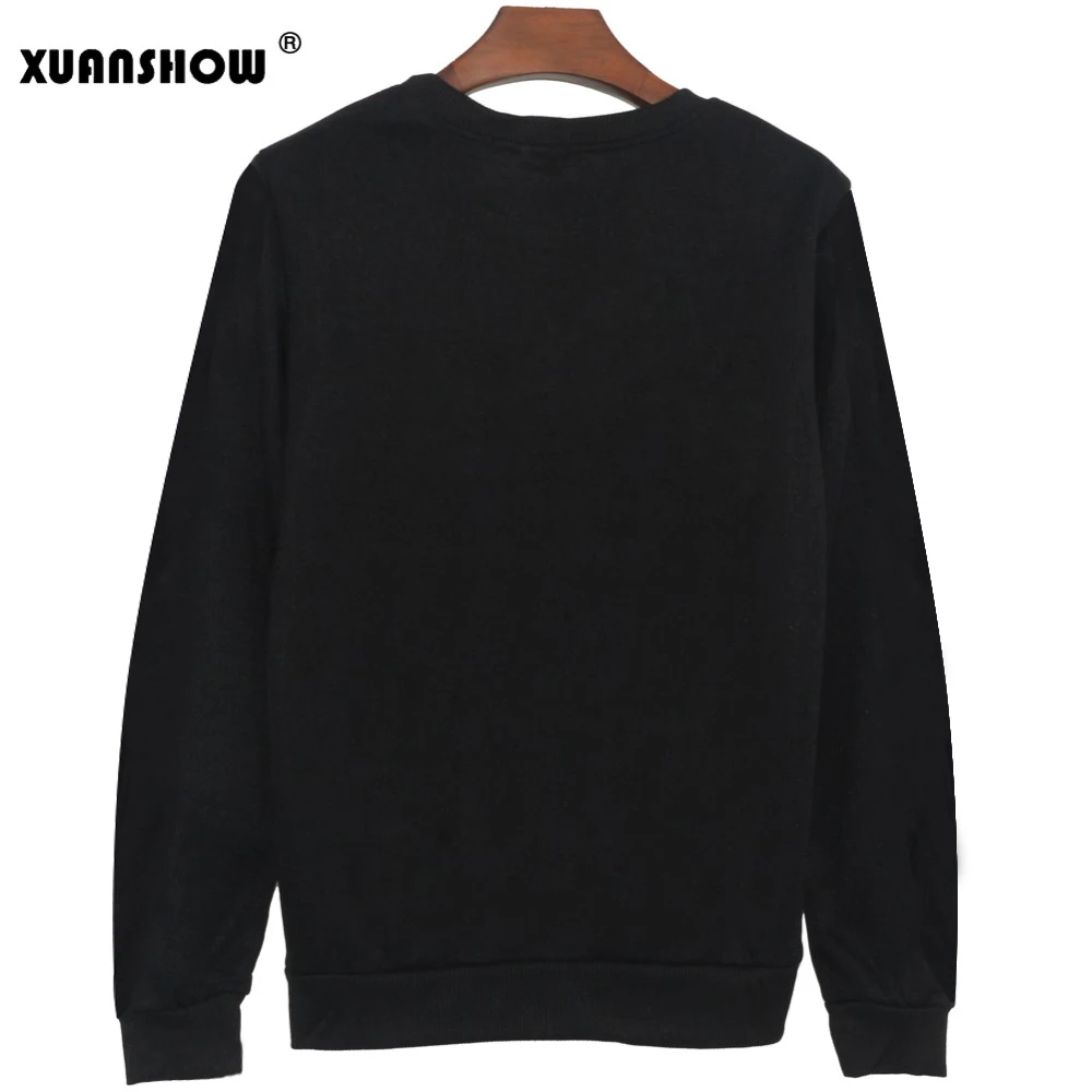 XUANSHOW SHOOKY CHIMMY мультфильм молоко буквы модные толстовки уличная одежда для мужчин и женщин пуловер Одежда Sudaderas 5XL