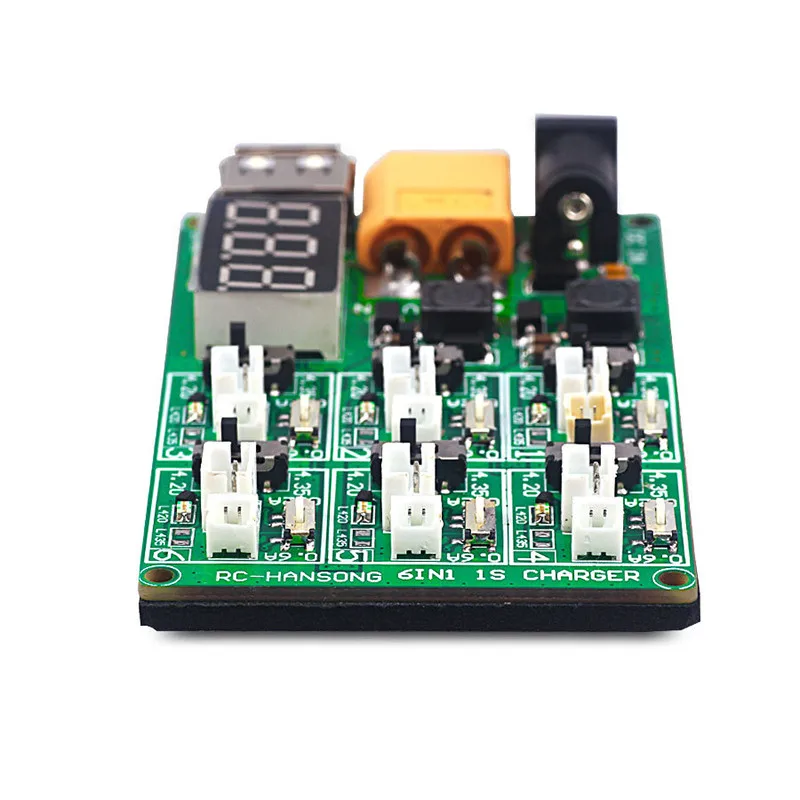 6 в 1 3 7 В 1S Lipo LiHv зарядное устройство Зарядка плата для KINGKONG Tiny RC Мультикоптер