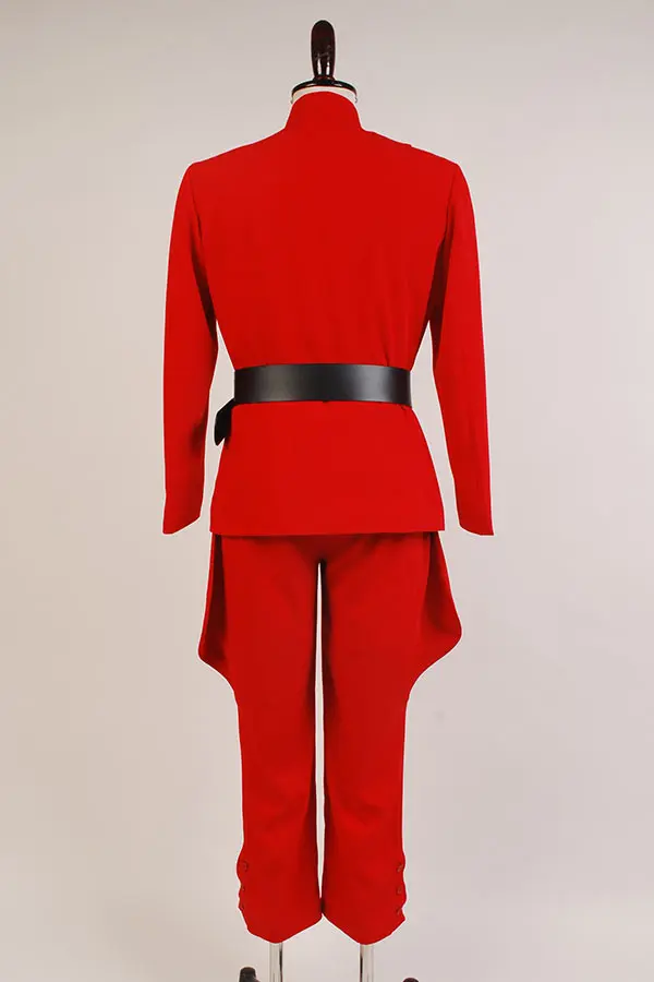 Звездный имперский офицер Ysanne Isard косплей костюм Красная Униформа полный