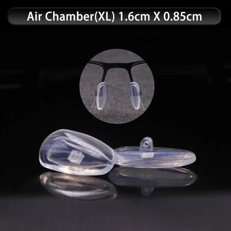 Air Chamber(XL) Color_max 5 пар/10 шт Силиконовые противоскользящие мягкие носовые упоры с винтами/отверткой/пинцетом для очков и солнцезащитных очков - Цвет: Air Chamber(XL)