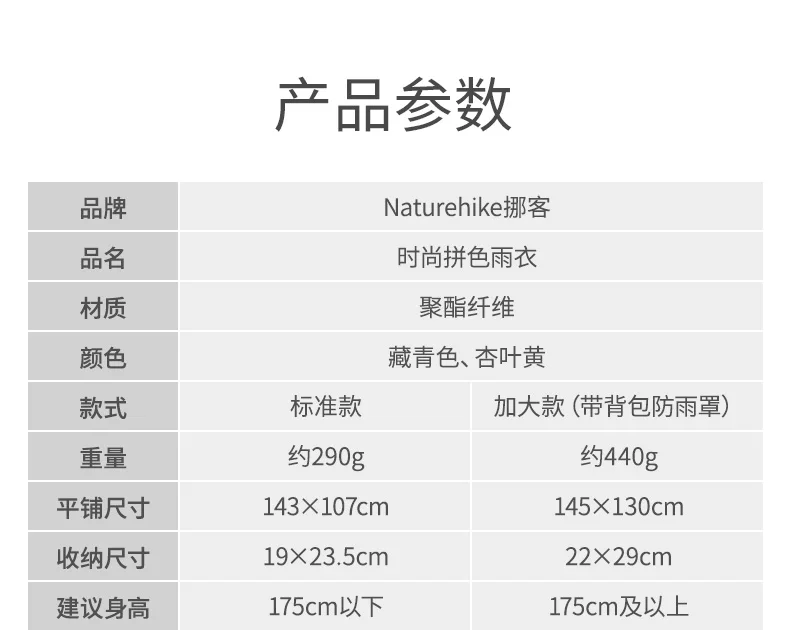 Naturehike 3 в 1 Многофункциональный плащ водонепроницаемый пончо дождевик Открытый дождевик для кемпинга пешего туризма рыбалки альпинизма