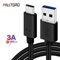 palltoro 3a usb 3 0 type c cable usbc data charging cord usb3 0 type c cable for samsung note 9 8 s9 one plus 6 5t usb c charger