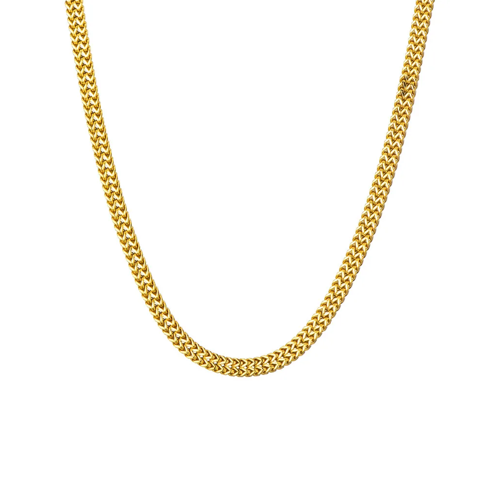 Ожерелье в стиле хип-хоп из нержавеющей стали 6 мм | Украшения и аксессуары