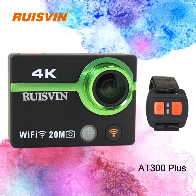 Бесплатная доставка WiFi Спортивная камера SJ4000 AT300 + Ultra HD 4K Cam 2 0 дюймовый экран 1080P