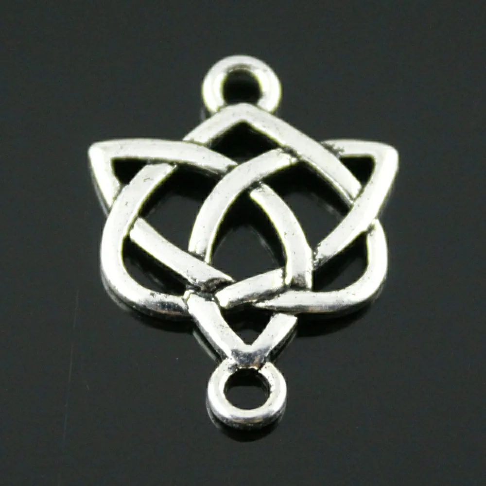 WYSIWYG 5 шт. 25x19 мм соединитель для ювелирных изделий|symbol charms|charm charmknot charm |