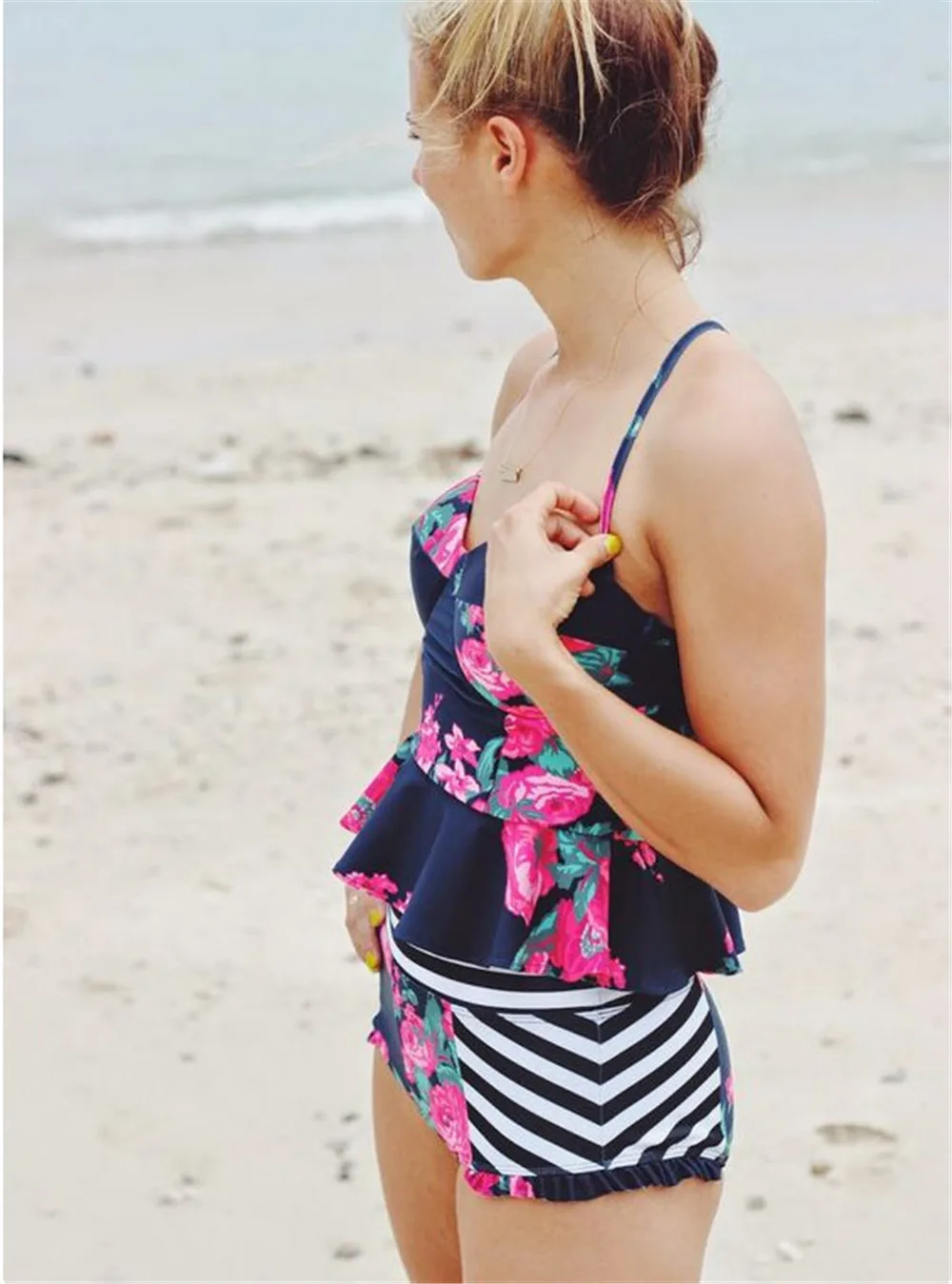 2017 сексуальные купальники бикини Женщины Push Up купальник Высокая талия ванный