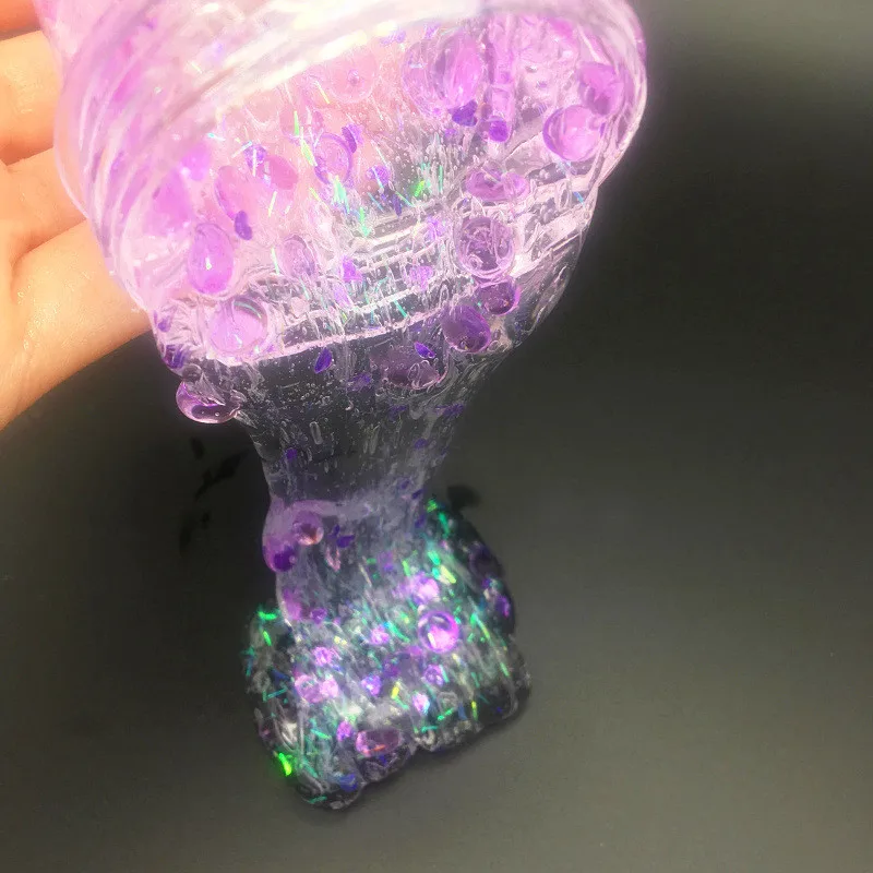 Забавная пушистая Floam Slime DIY плоская коробочка с грязью моделирующая глина