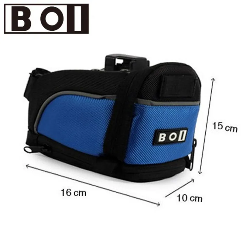 

Rainproof Bicycle Bag Shockproof Bike Saddle Bag For Refletive Tail Rear Large Capatity Seatpost MTB Bike Bag Accessories