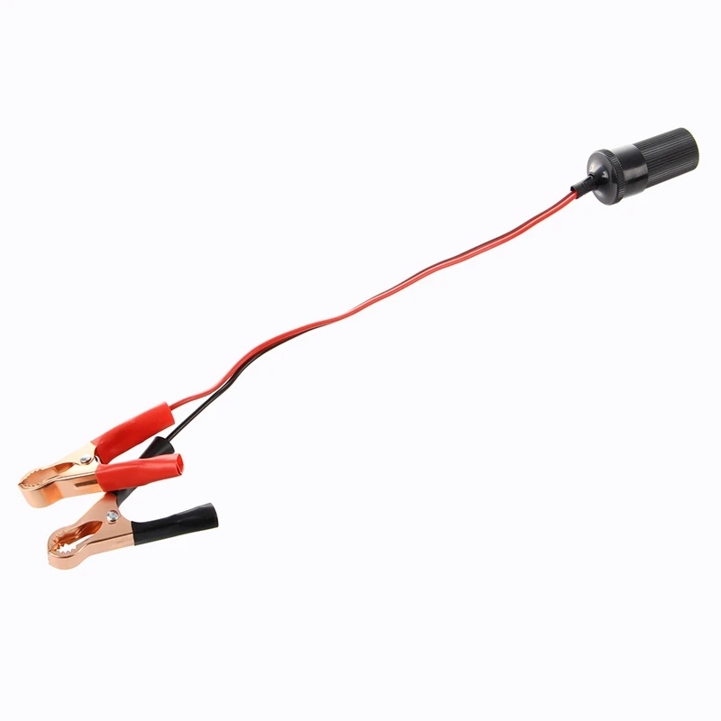 12V пробки прикуривателя кабель-удлинитель для Батарея зажим с гнездом |