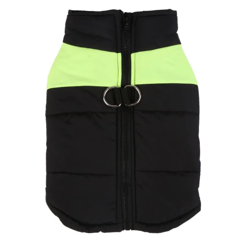 Зимние теплые товары для домашних животных водонепроницаемое пальто на молнии