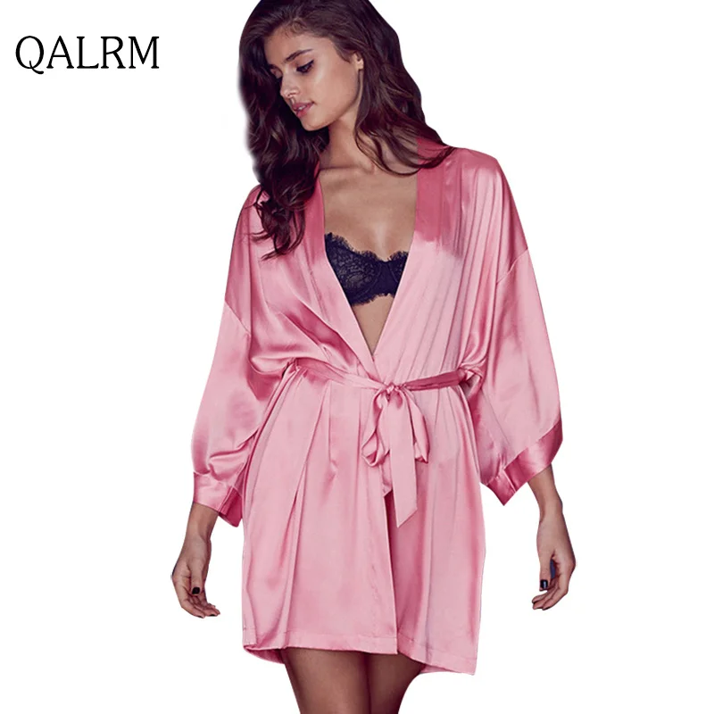 Дамы Искусственного Шелковый Халат 2017 новых весной и летом шелковые кружева