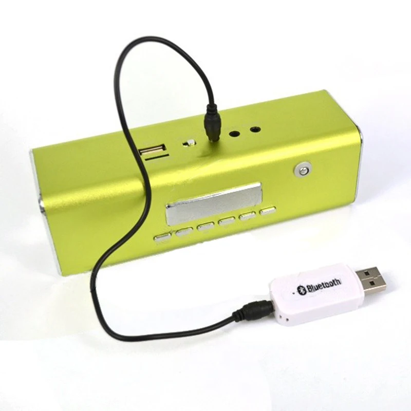 USB Bluetooth музыкальный аудиоприемник адаптер 3 5 мм беспроводной стерео для динамика