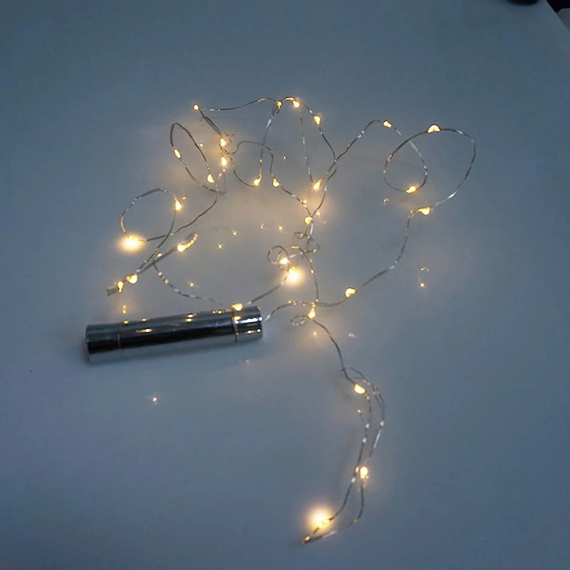 

15 LED Wine Bottle Lights Cork Battery Powered Garland DIY Christmas String Lights For Party Halloween Wedding Decoracion