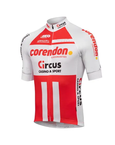 2019 CORENDON цирк команда 2 вида цветов мужские только Велоспорт Джерси для езды на