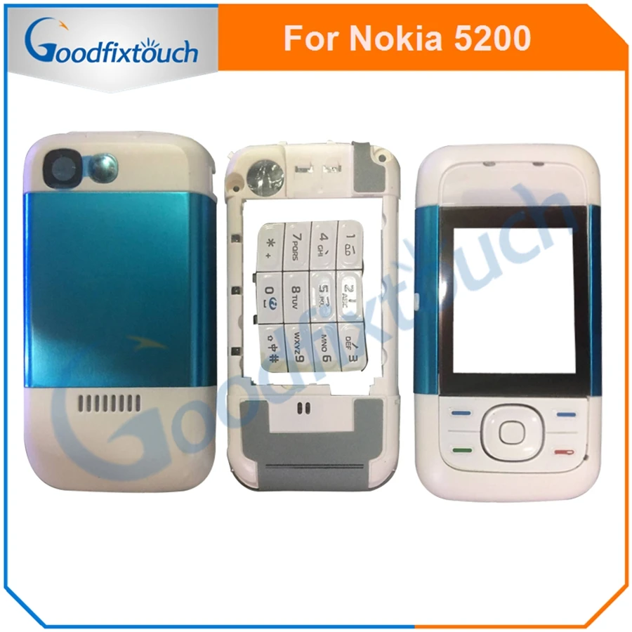 Задняя Крышка аккумуляторной батареи для Nokia 5200 стеклянный корпус чехол с