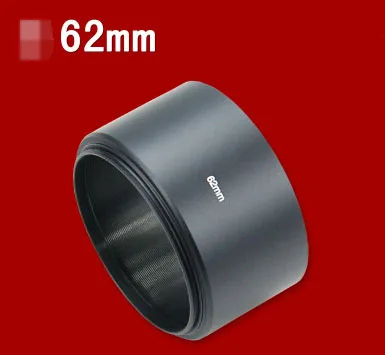 Металлическая крышка объектива 62 мм для камеры Canon Nikon Sony Pentax|lens hood|lens hood 62mmhood lens |