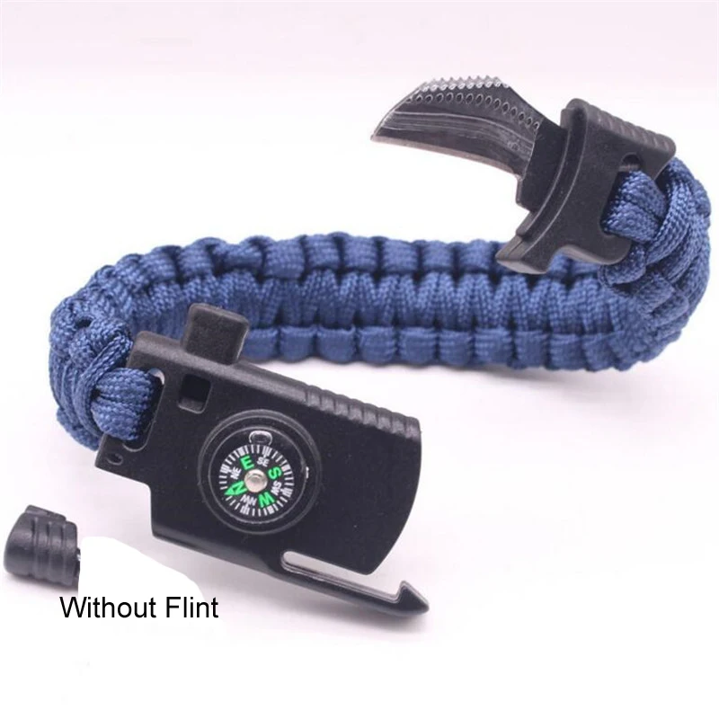 Плетеный браслет для мужчин и женщин многофункциональный Паракорд выживания
