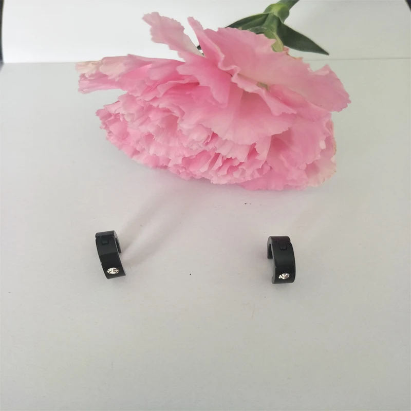 Модные женские серьги из нержавеющей стали 1 пара модные циркона и титановой