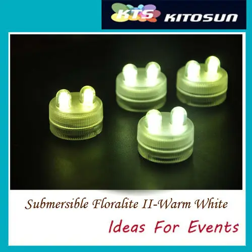 (100 pieces/lot) Multicolor Submersible Tea LED Light Wedding Event  waterproof LED Floralyte Light