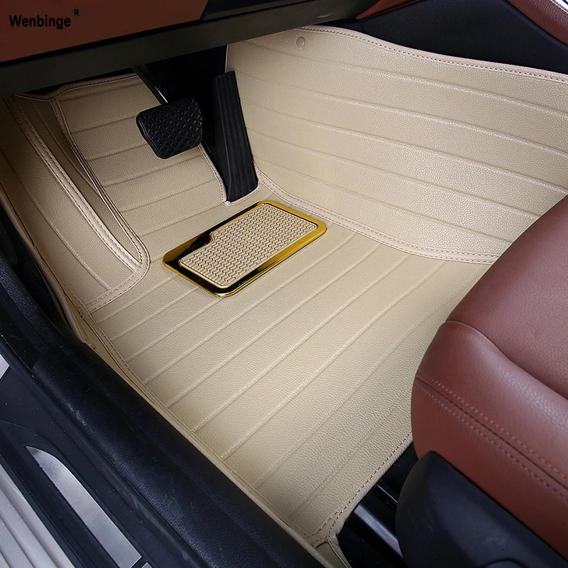 Wenbinge пользовательские автомобильные напольные коврики для Ford все модели mondeo Focus