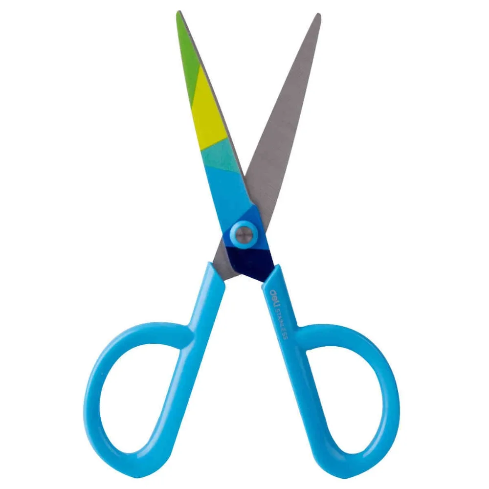 1 шт./лот прочные Цветные Ножницы из нержавеющей стали с принтом для школы