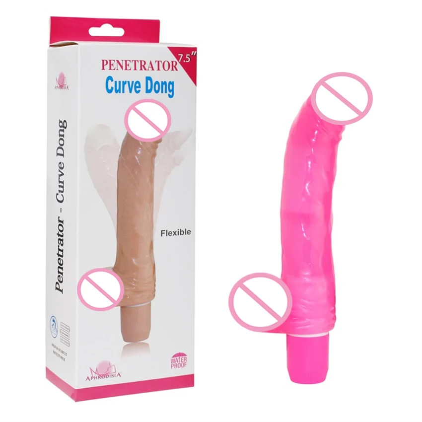 APHRODISIA 7 5 Inch G Вибратор Скорость Penetrator Вибрационный мягкий Донг Vibe гибкий интимные
