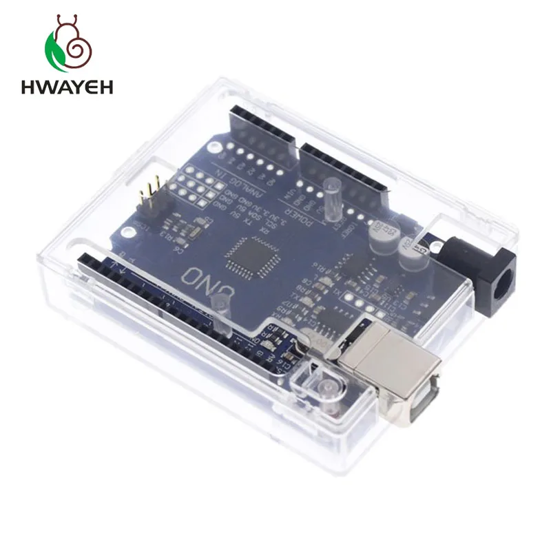Прозрачный акриловый чехол для Uno R3 совместим с arduino UNO R3|uno r3|cover coversacrylic case |