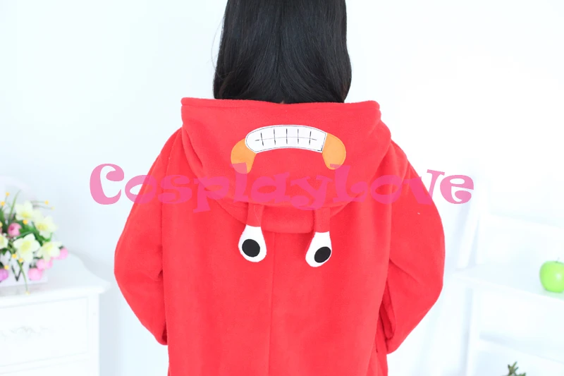 

Lobster Pajamas Animal Cosplay Costume Coral Women Men Kid Adult Pajamas Onesies Cartoon Halloween Sleepwear Sleepsuit