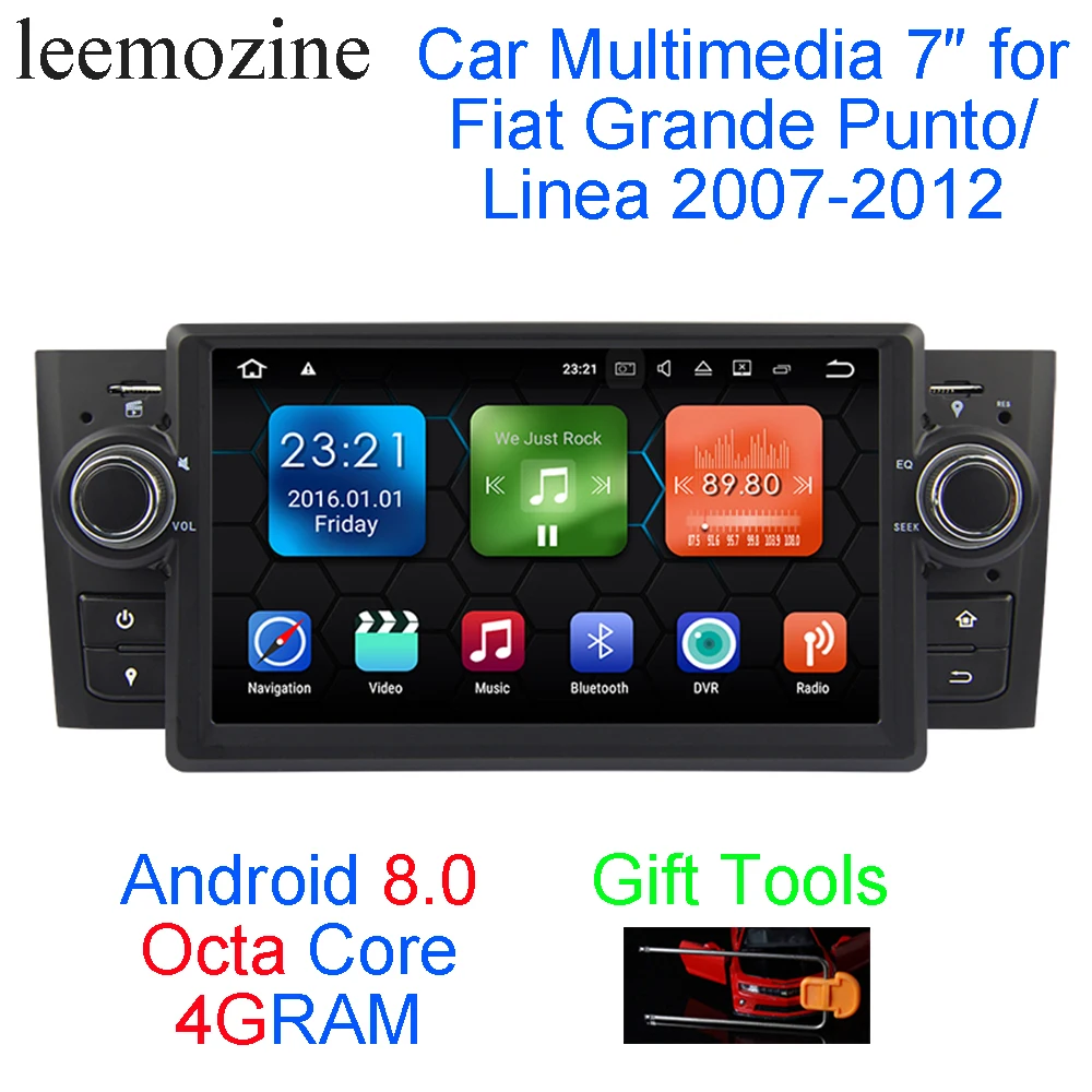 Android 8 0 Octa Core 4G RAM 32G ROM gps навигации стерео 7 &quotавтомобильный DVD мультимедиа для Fiat
