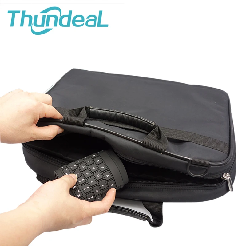 Для планшетных телефонов IOS Android Windows 3 0 Bluetooth клавиатура рулон Teclado 87key 108key