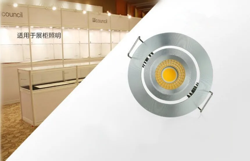 Приглушаемый 30 шт./лот миниатюрный светодиодный потолочный светильник 3 Вт лампа