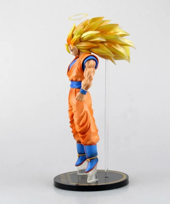 Dragonball Драконий жемчуг Z Супер Саян 3 сын Гоку Рисунок игрушка кукла модель 30 см большие размеры