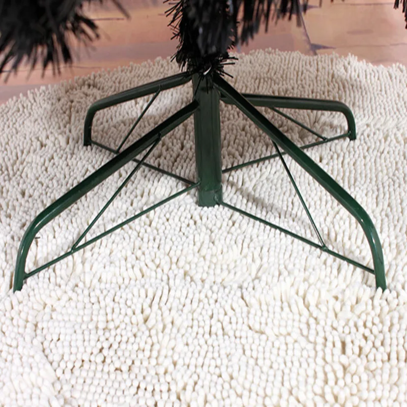 4 размера подвесные украшения снежинки Декор черная Рождественская елка набор