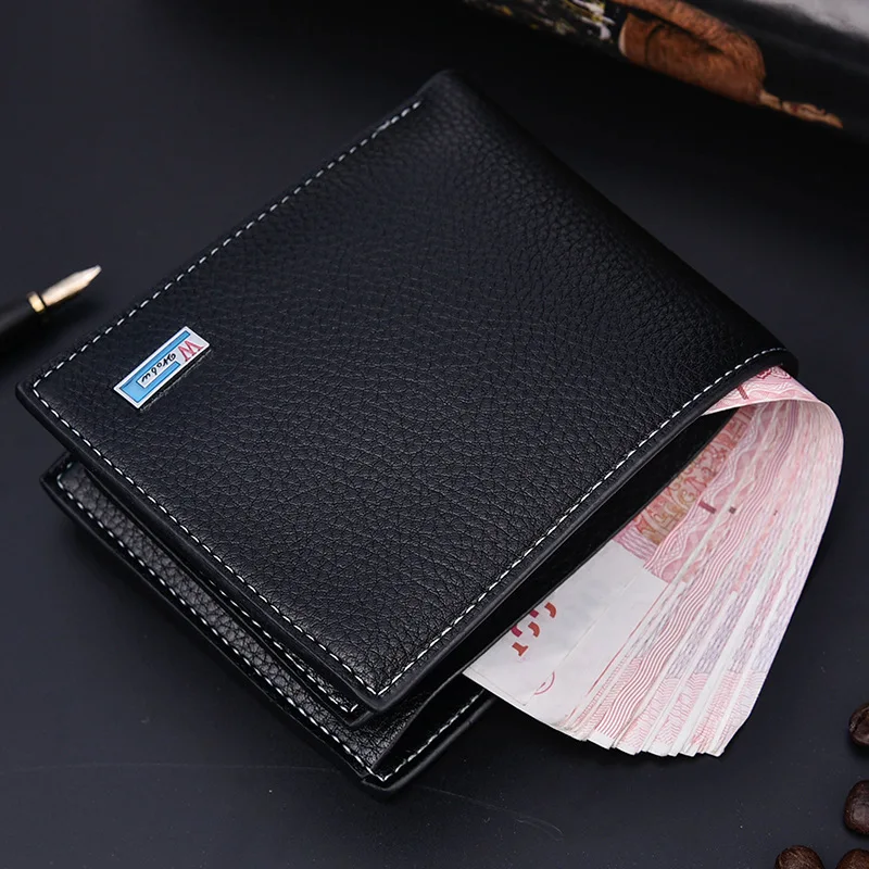 Бумажник мужской carteira masculina мужские кошельки portfel monedero hombre billeteras кожа кошелек