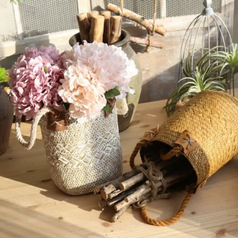 Корзина для белья домашнего сада складная корзина подвесные корзины цветочные