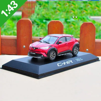 1/43 сплав C-HR коллекция игрушечные машины Литой CHR металлический автомобиль высокая имитация автомобиля игрушки - Цвет: Красный