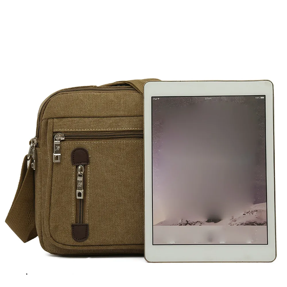 Man Bag Vintage Business Messenger Shoulder Crossbody Male bolso hombre bags for men sacoche homme