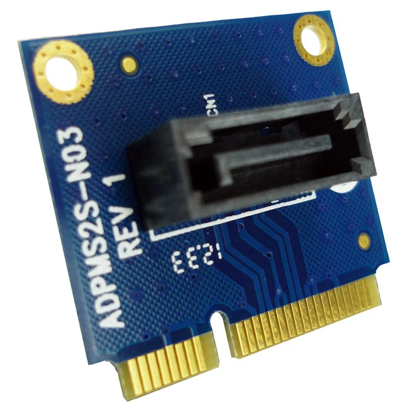 Новый mSATA Mini SATA SSD до 7Pin HDD адаптер для конвертации карт оптовая продажа|sata card|ssd