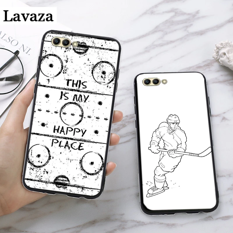 Спортивный силиконовый чехол T hockey для Huawei honor 6A 7A Pro 7X 8 Lite 8A 8X 8C 9 Note 10 View 20 20S