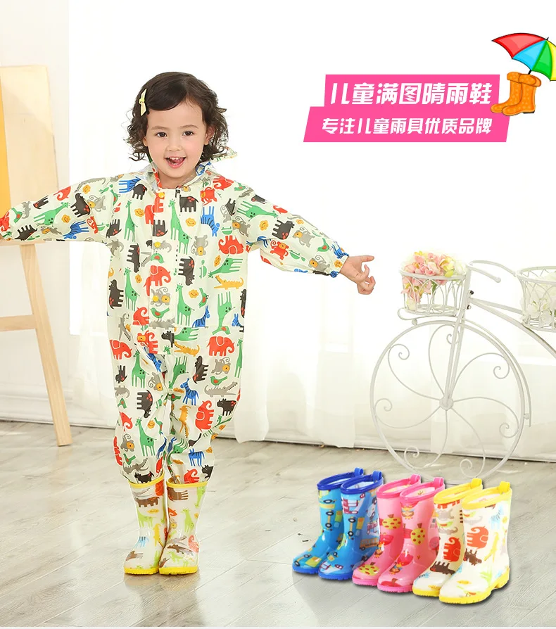 

Детские сапоги 3 colo 14-21 см, теплые Мультяшные сапоги для игры в дождь, рыбалки, обувь для мальчиков и девочек