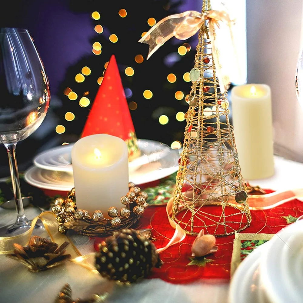 Ksperway беспламенная светодиодная настоящая восковая Светодиодная свеча с