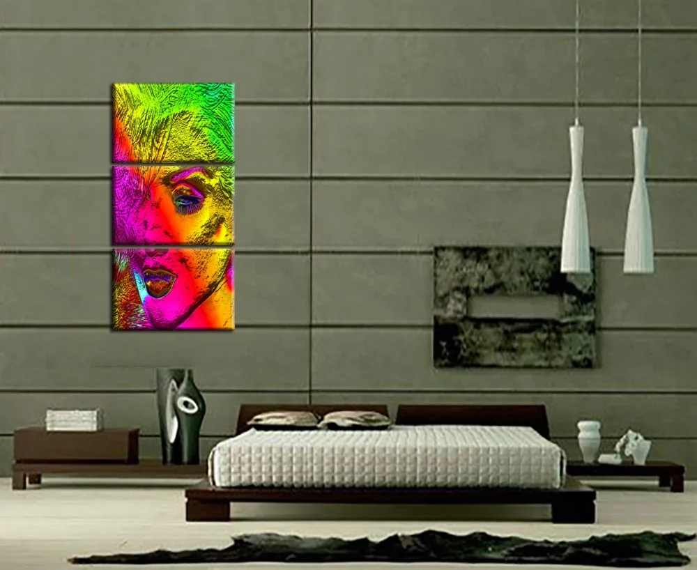 Холст Картина 3 шт. Очаровательная Уход за кожей лица из Для женщин холст Книги по