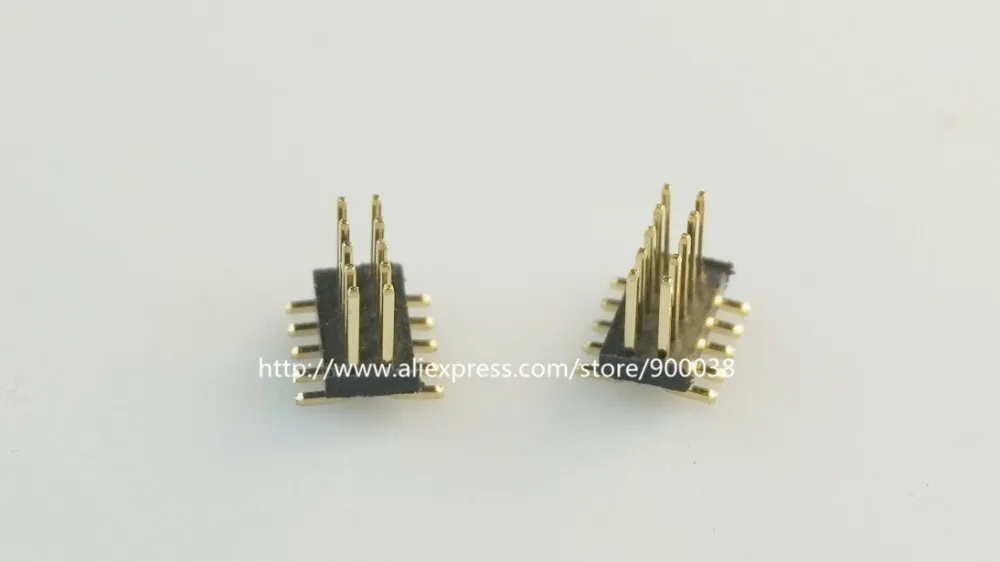 25 шт. 2x5 P 10 контактов 1 27 мм Штекерный разъем PCB двухрядный прямой SMT штырьковые