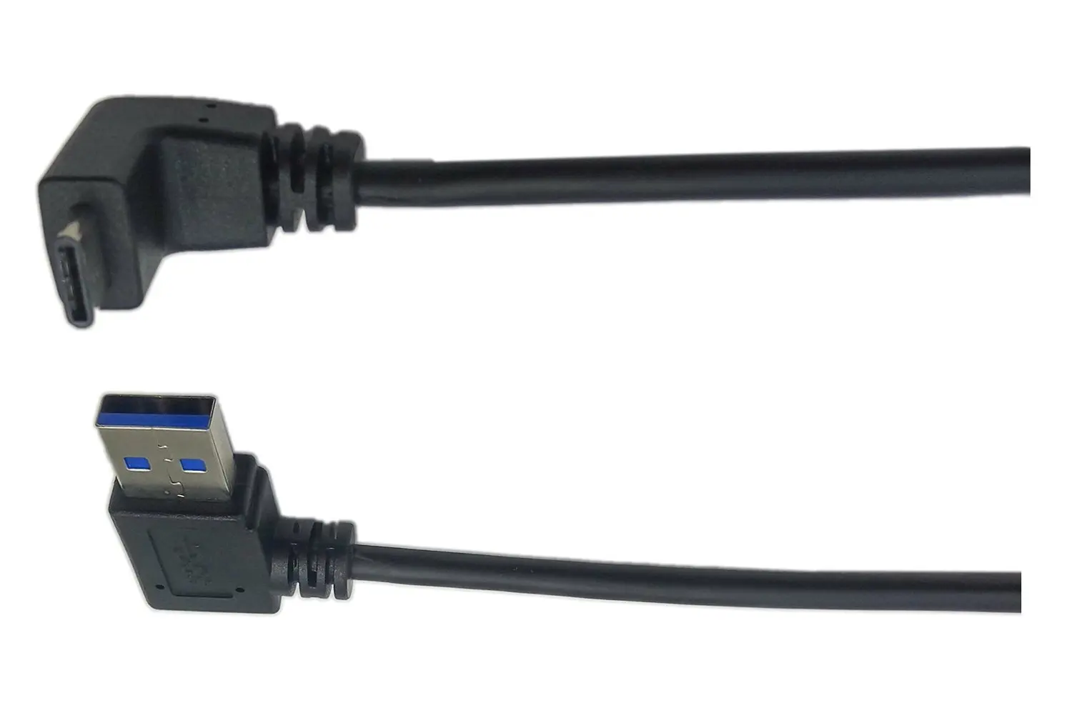 USB 3 0 (Type-A) кабель для синхронизации данных и зарядки 1 м 90 градусов под прямым