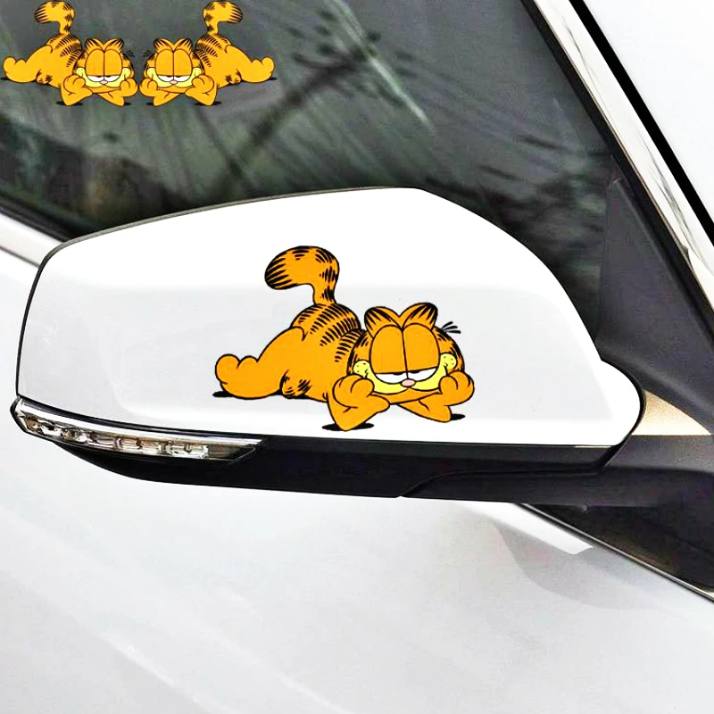 2 X автомобильные аксессуары Aliauto забавная мультяшная наклейка Daze Garfield для Ford Mondeo