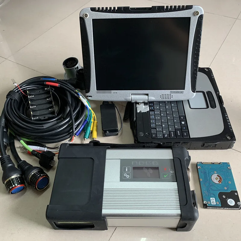 2021 Супер MB Star диагностический инструмент SD Connect C5 с ноутбуком cf 19 toughbook 4G 03 v HDD