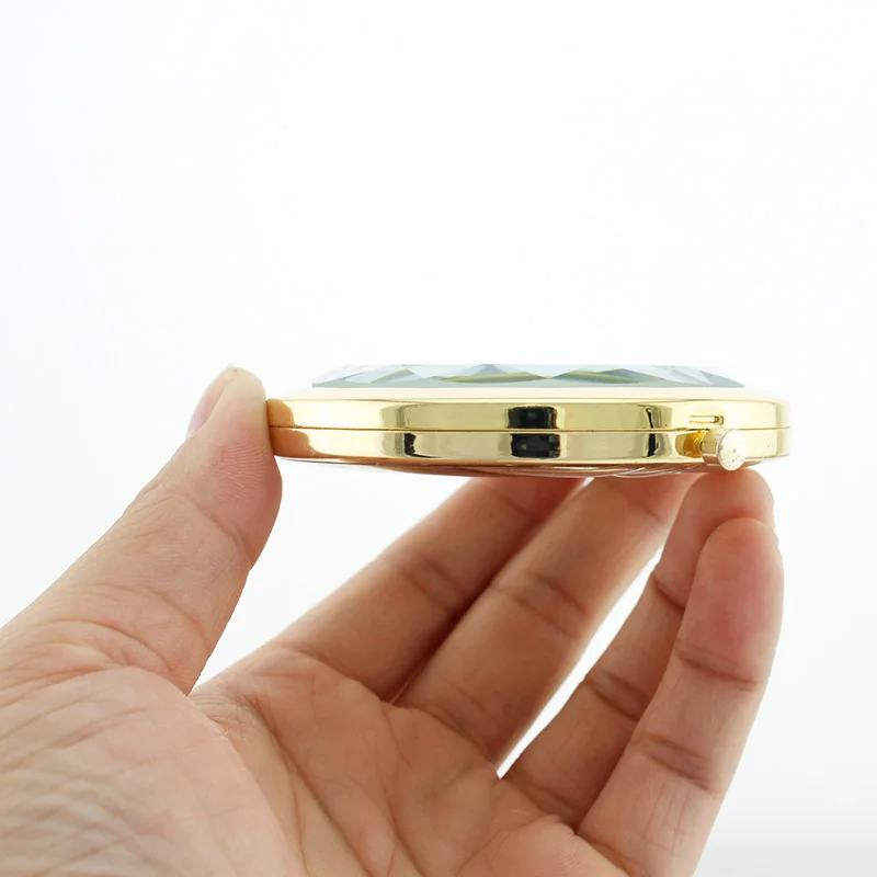 JWEIJIAO Мультяшные картинки единорог зеркала для макияжа складные круглые